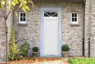 Voordeur antraciet met zijlicht